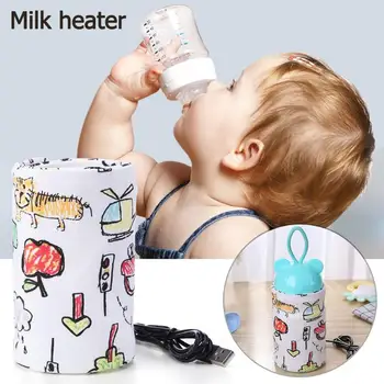 USB-Mælk, Vand Varmere Rejse-Klapvogn Isoleret Pose Baby Sygepleje Flaske Varmer Dropshipping