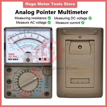 KH-965 Pointer Multimeter AC/DC Spænding Strøm Modstand Meter Analog Multimeter Nål Type Universal Meter Multi Tester
