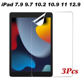 3Packs Tablet Skærm Beskyttere Blød Film Til iPad 9.7 10.2 10. 5 10.9 11 12.9 Luft 4 3 2 Mini 6 5 4 3 2 Til ipad 2017 2018 2020