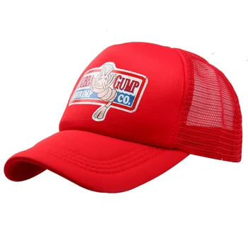 Justerbar Bubba Gump Baseball Cap Rejer Co. Broderet Hat Forest Gump Kostume Hatte Rejer Hat Bomuld Mesh Cap