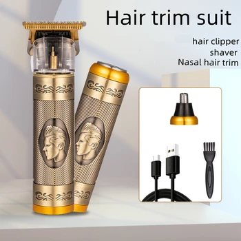2023 multi-funktion elektrisk hair clipper sæt næsehårstrimmer USB-shaver genopladelig skæg-maskine Mænds hair clipper