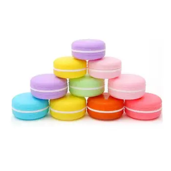 50stk 5g 10g Candy Farve Macarons Tom Kosmetiske Containere Læbestift, læbepomade Holder Diy Sub-aftapning Creme Krukker Gøre Op Af