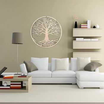 X6HD Livets Træ, Træ-Væg Kunst, Indretning Hængende Træ Håndværk Hule Ornament til Hjemmet Soveværelse, Stue Dekoration