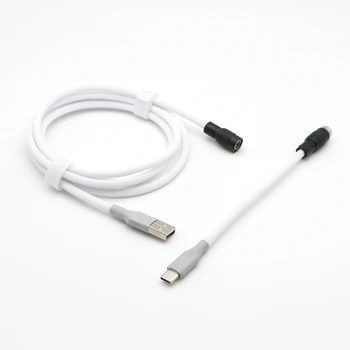 Paracord og PET Dobbelt langærmet USB Type-C Mikro eller Mini-USB-Mekanisk Tastatur kabel Med YC8 Aviator.