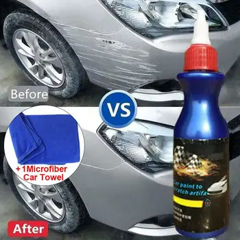 100g Bilen Maling Pleje Scratch Remover Restaurator Reparation Agent med Håndklæde Værktøj Vedligeholdelse Pleje Maling Pudse Bilen Udvendigt