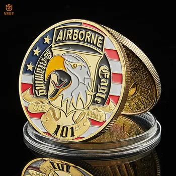 2022 USA Defense Force 101st Ariborne Division Luft Assauit AMERIKANSKE Hær Stævnemøde Med Skæbnen Udfordring Polet Badge