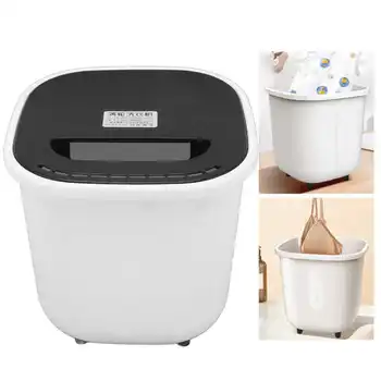 6L Mini Vaskemaskine Fremad Omvendt Rotation USB-Strømforsyning 30min Automatisk Sluk Bærbare Mini Vaskemaskine vaskemaskine