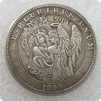 Type #30_Hobo Nikkel Mønt 1899-P Morgan Dollar KOPIERE MØNTER-replica erindringsmønter