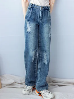 bjd tøj egnet til 1/4 ,SDD, BJD DD SD MSD onkel dukke bukser vasket jeans bjd tilbehør