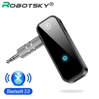 2 i 1 Bluetooth-5.0-Modtageren Sender Adapter 3,5 mm Stik Til Bil Højttaler TV, Musik, Audio-Aux-Hovedtelefon-Modtager Håndfri