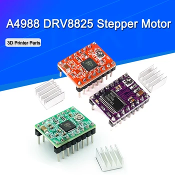 3D-Printer Dele A4988 DRV8825 Stepper Motor Driver Med varmeveksler Til SKR V1.3 1.4 GTR V1.0 RAMPER 1.4 1.6 MKS GEN V1.4 bestyrelsen