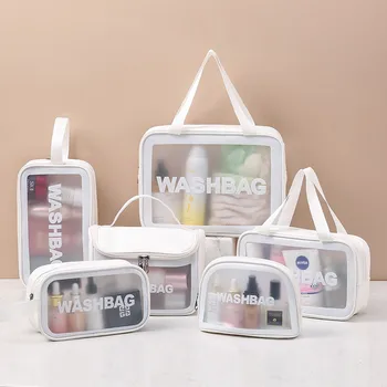 Bærbare Cosmetic Bag Vask Pose Toiletartikler Arrangør Travel Organizer Tasker Kvinders Multifunktion Rejser Opbevaring Af Poser, Makeup Tasker