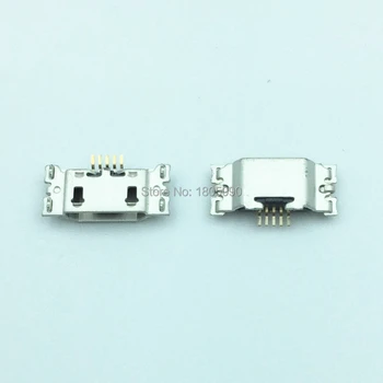 50stk Mikro-USB-5pin mini-Stik Mobil-Opladning port Til Motorola Moto G5 Plus XT1686 XT1681 XT1683 XT1682 XT1685 reparation