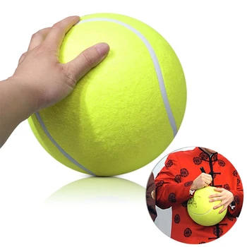 Gigantiske tennisbold 24 CM Pet TOY Signatur JUMBO Stor tennisbold H55A