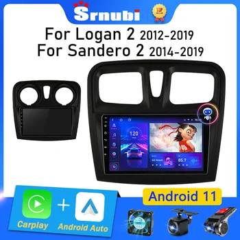 Srnubi Android 11 Bil Radio Multimedie-Afspiller til Renault Logan 2 Sandero 2 2012 - 2019 2 Din GPS Carplay Stereo DVD-hovedenheden