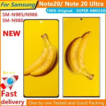 ORIGINAL N986B Frontal note 20 Ultra 5G LCD-For SAMSUNG GALAXY Note 20 Display N980 N980D N980F N985 LCD-Touch Screen Digitizer