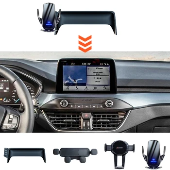 For Ford Focus 2019 2020 Bil Telefonholder 8.0-Tommer Skærm Fast Navigation Beslag Mobile Tyngdekraften Kobling Bil Tilbehør