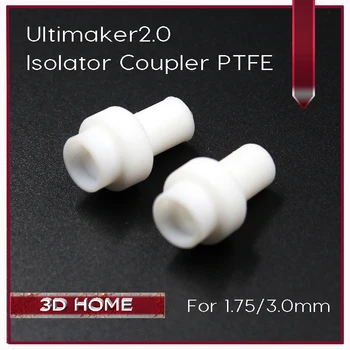 1stk Ultimaker 2 UM2 Hot Ende Isolator Kobling PTFE Indre Ærme Til 1,75 mm 3 mm Endeløse Høj Kvalitet
