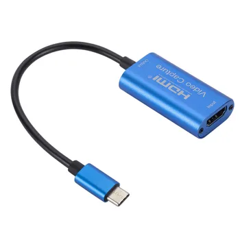 kebidumei HD 1080P HDMI-kompatibel med Type-C/Micro USB/USB Med Line Video Capture Card Game Optage Live-Streaming Broadcast