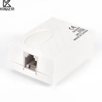 RJ11-Line ADSL Modem Bredbånd telefonlinje Splitter Filter