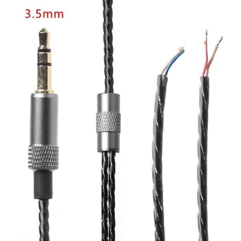 1,25 M HiFi Hovedtelefon Kabel 3,5 mm Jack 3 Polet hanstik Hovedtelefoner Audio-Kabel Reparation Udskiftning af Ledning Ledning Hovedtelefon Kabler