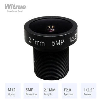 Witrue Fish Eye Linse 2.1 MM HD-5MP Blænde F2.0-Format 1/2.5