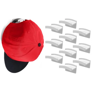 5/10stk Selvklæbende Hat Kroge til Væggen Minimalistisk Rack Design-Ingen Boring kraftigt Hold på Hat HangersPatent Indtil