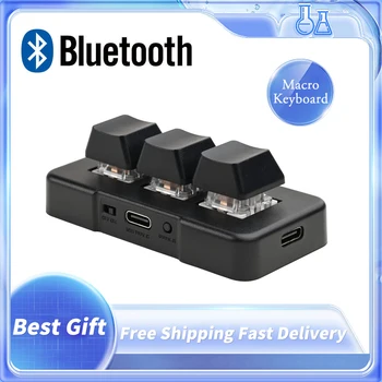 Bluetooth-Teknologi Makro Brugerdefinerede Gaming Keyboard Mini Keyboard USB Type C Kablet 9-Tasten Copy Paste Mini-Knappen Photoshop Tastatur