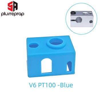 V6 PT100 silikone sok til V6 Opgraderet Aluminium Blok Varm at Holde Dække 3D-Printer Dele
