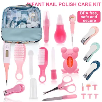 1-13 Stk/Sæt Baby Care Kit Kid Nail Hair Sundhedspleje Termometer Grooming Brush Kit Nyfødte Material Safety Kid Toiletartikler Gave