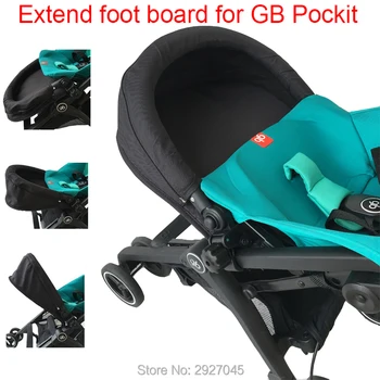 Baby klapvogn tilbehør udvide fodspark udvidelse fodstøtte kørepose til Goodbaby Pockit 2019/ Pockit plus（ikke for alle byens）