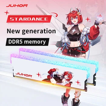 JUHOR Memoria Ram RGB DDR5 16GB 6400MHz 6800MHz 16GB X2 UDIMM Desktop UDIMMRAM PC ' en i Computerens Hukommelse, Hynix Chip