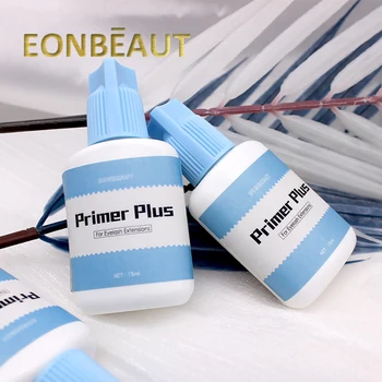 1 Flaske EONBEAUT Eyelash Extension Lim Primer Plus 15 ml Flydende Makeup Værktøjer Shop Styrke Vipperne Skønhed Gratis Fragt