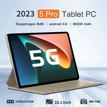 2023 Nye Globale Version Oprindelige Tablet Android 11.0 HD-4K-Skærm 8000mAh 12GB+512GB Tabletter med Dobbelt SIM-Kort, 5G Wifi tablet