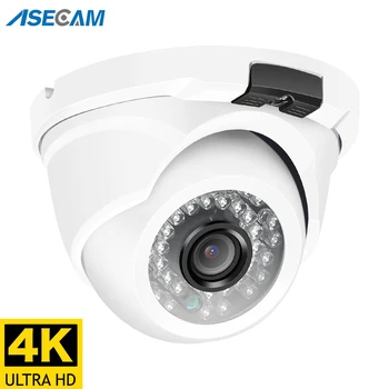 4K 8MP IP Kamera Udendørs POE H. 265 Onvif Metal Dome Indendørs CCTV Bred Vinkel 2,8 mm 4MP Sikkerhed Kamera