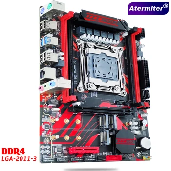 Atermiter X99 D4 Bundkort Slot LGA2011-3 USB3.0 NVME M. 2 SSD Støtte DDR4 REG ECC-Hukommelse og Xeon E5 V3 V4-Processor