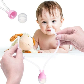Nyfødte Baby Sikkerhed Næse Renere Vakuumsug Nasal Dornen. Influenza Beskyttelse Nasal Dornen. Nasal Snot Næse Renere Baby
