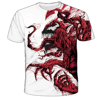 4-14 År Børn Drenge Venom Korte Ærmer 3D-T-shirts Toppe Tøj Baby Drenge t-Shirts Print Børn Tøj Kids Tøj Tegnefilm