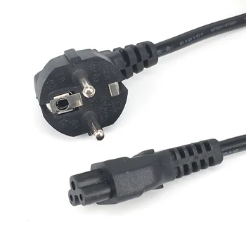 Notebook EU-Power Adapter Kabel 1,5 m 2m EU Euro IEC C5 Netledningen Til Sony, HP, Lenovo, Dell Bærbar PC Monitor TV