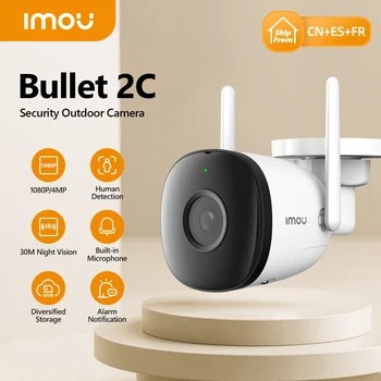 IMOU Bullet 2C 2MP 4MP Wifi Kamera Automatisk Tracking Vejrbestandig AI Menneskelige Opdagelse Udendørs IP Kamera Overvågning