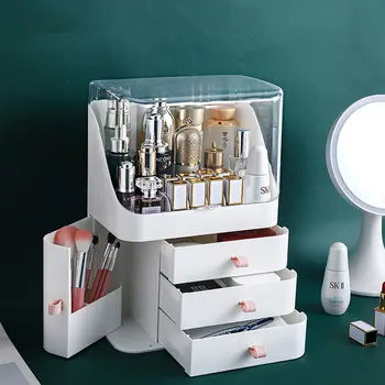 Akryl Kosmetiske Box Gennemsigtige Makeup Smykker Skuffe Til Opbevaring I Hjemmet Boxs Multifunktionelle Rejse Cosmetic Organizer