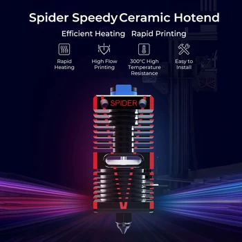Creality Spider Hurtig Keramiske Hotend High Flow Udskrivning med Høj Temperatur Modstand Ensartet Varme 3D Printer Tilbehør