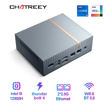 Chatreey IT12 Mini-PC 12 Intel Core i7 1270P i9 12900H 13900H Gaming Stationær Computer 4K@60hz Daul 2,5 G LAN PCIe 4.0 Wifi 6