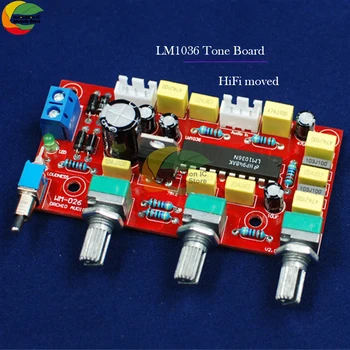 LM1036 HIFI-Forstærker Forstærker Volumen Udligning Control Board DIY Kit LM1036 Effektforstærker Forforstærker-Modul