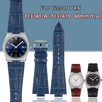 Ægte Læder Rem For Tissot PRX Super Spiller Serie T137.410 T137.407 40MM Ringe Mænds watchbands Se Tilbehør