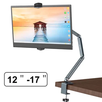 Justerbar Skærm Holder Bed bordholder Monitor Riser Kompatibel med Protable Skærm 13.3/14/ 15.6/17 tommer