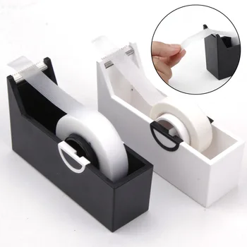 1pc Øjenvipper Extension Tape Cutter Dispenser Tape Holder Podning Eyelash Plast Roterende Bånd Skæring Makeup-Værktøjer