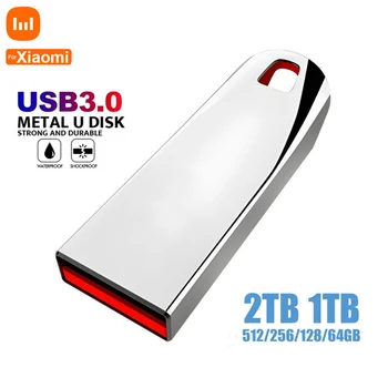 For xiaomi 2tb Pendrive 1tb-Flash-Drev i USB 3.0-Pen-Drev 256GB 512GB Cle Usb Memory Stick med Høj Hastighed, U Disk Til TV, Computer