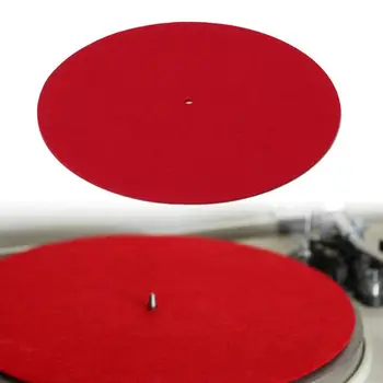 Pladespiller Mat Slipmat Audiophile 3mm Filt Plade vinylplade Spillere Anti-Vibration Holdbare Anti-Statisk Jan-12