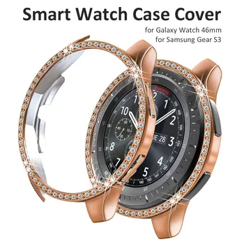 Diamant Sager til Samsung Galaxy Se 46mm 42mm Pige Smartwatch Dække Rammen Bling Krystal Rhinestone Kvinder Shiny